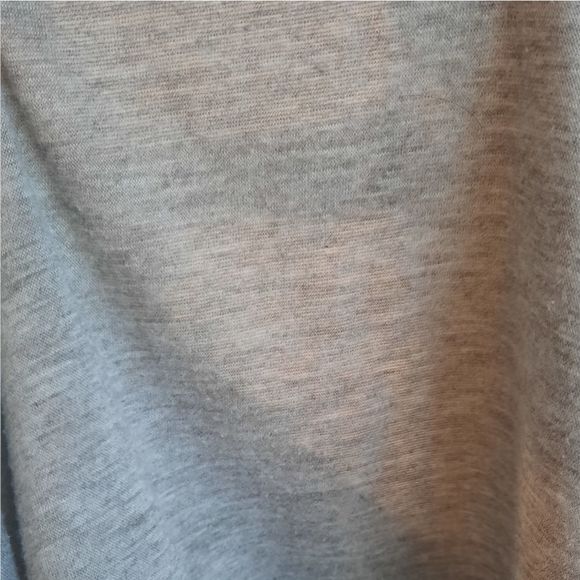 Gamiss Shirt Womens Heather Gray Crochet Size Large - Picture 8 of 8